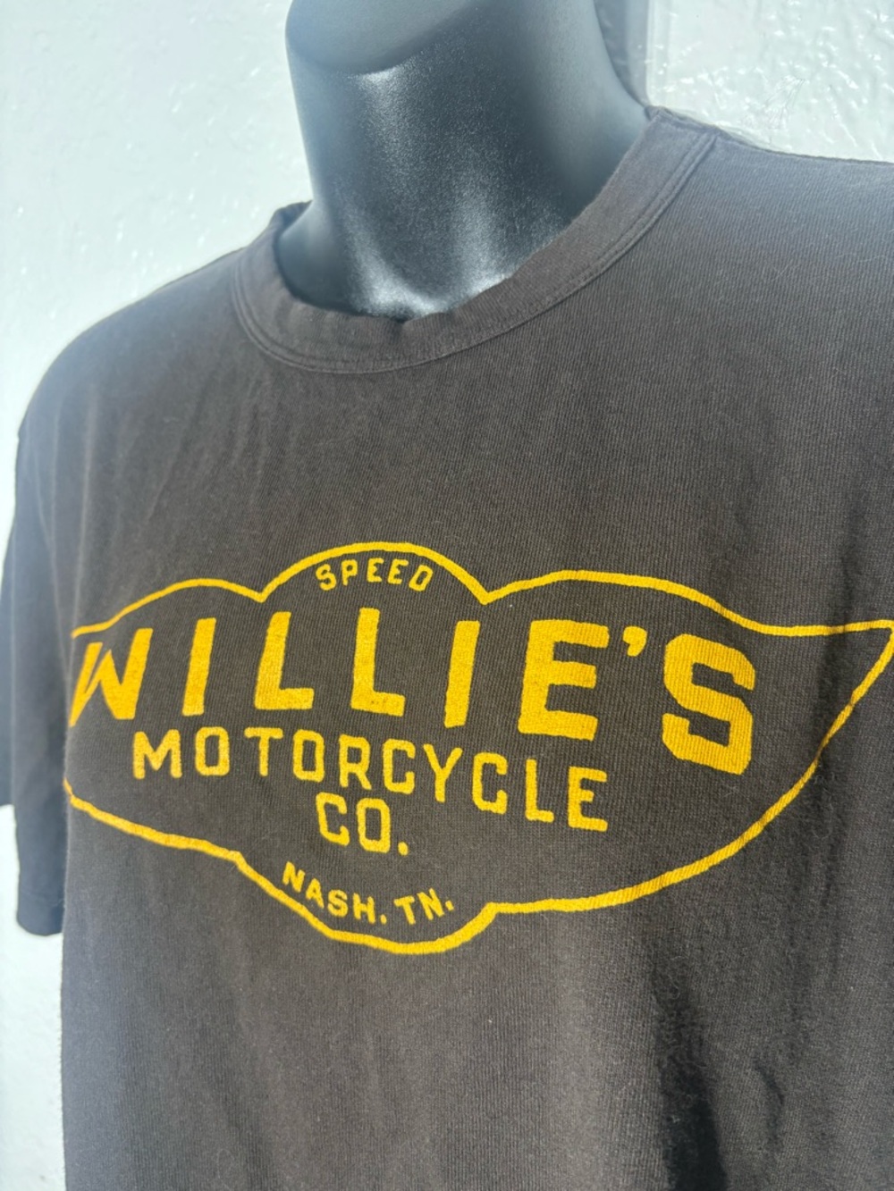 Imogene + Willie women’s large the “speedshop” tee Willie’s motorcycle co - Picture 2 of 5